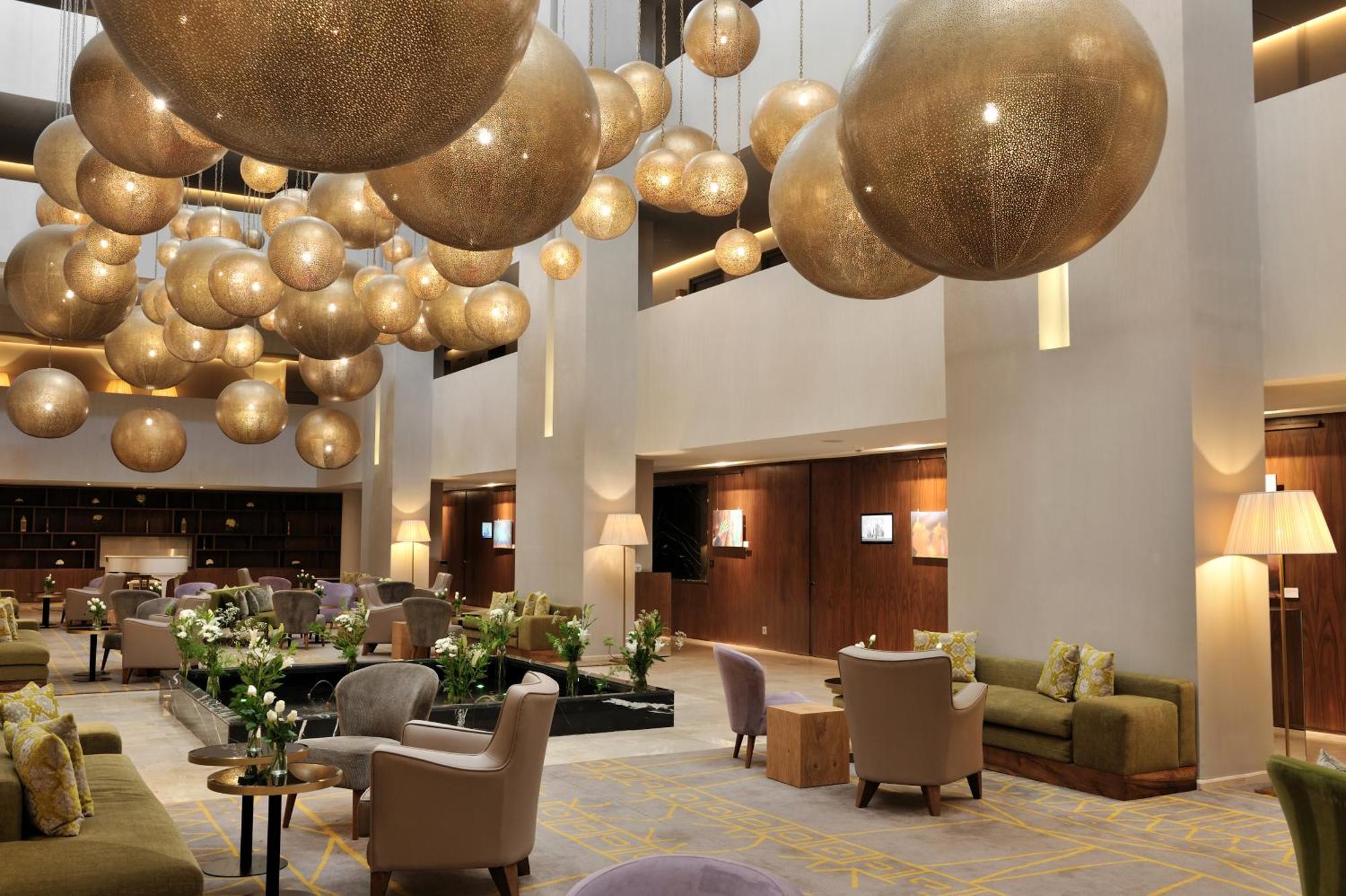 소피텔 마라케시 라운지&스파 외부 사진 The lobby of the hotel