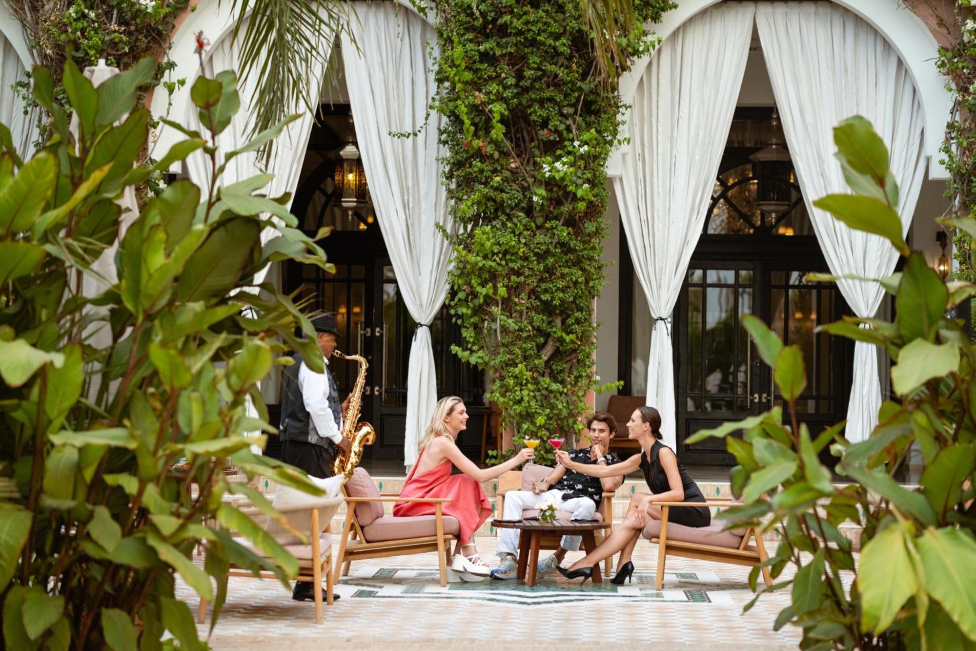 소피텔 마라케시 라운지&스파 외부 사진 The Hotel's courtyard
